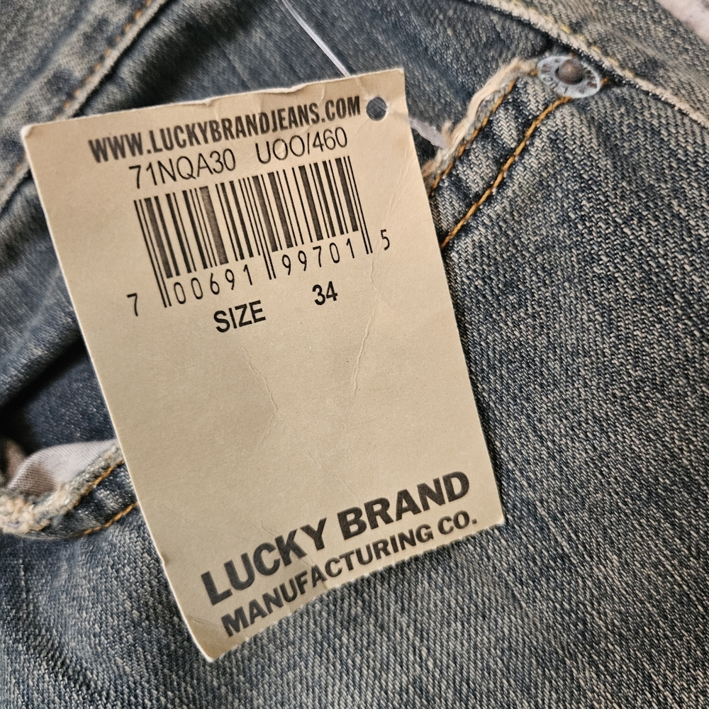 Lucky Brand Men's Dark Wash Black Bootcut Jeans - Picture 6 of 15